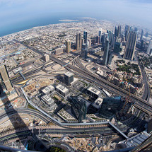 Dubai z Burdž Chalífa